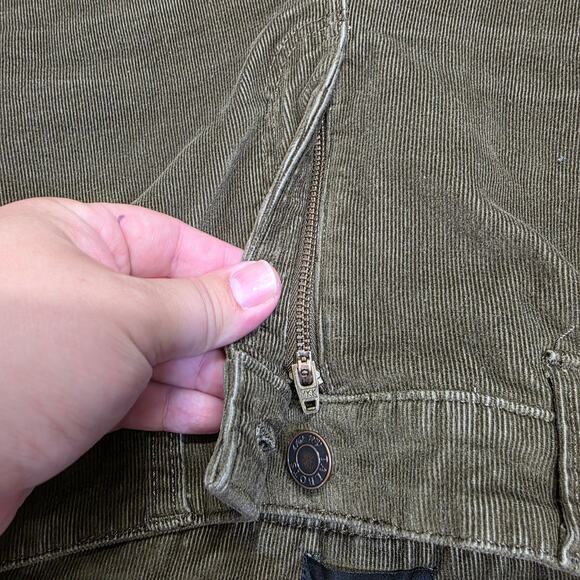 Vintage retro workwear utility Classic Preppy Talbots Corduroy Straight Leg sz 2 - Picture 10 of 15